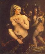 TIZIANO Vecellio Venus at her Toilet France oil painting artist